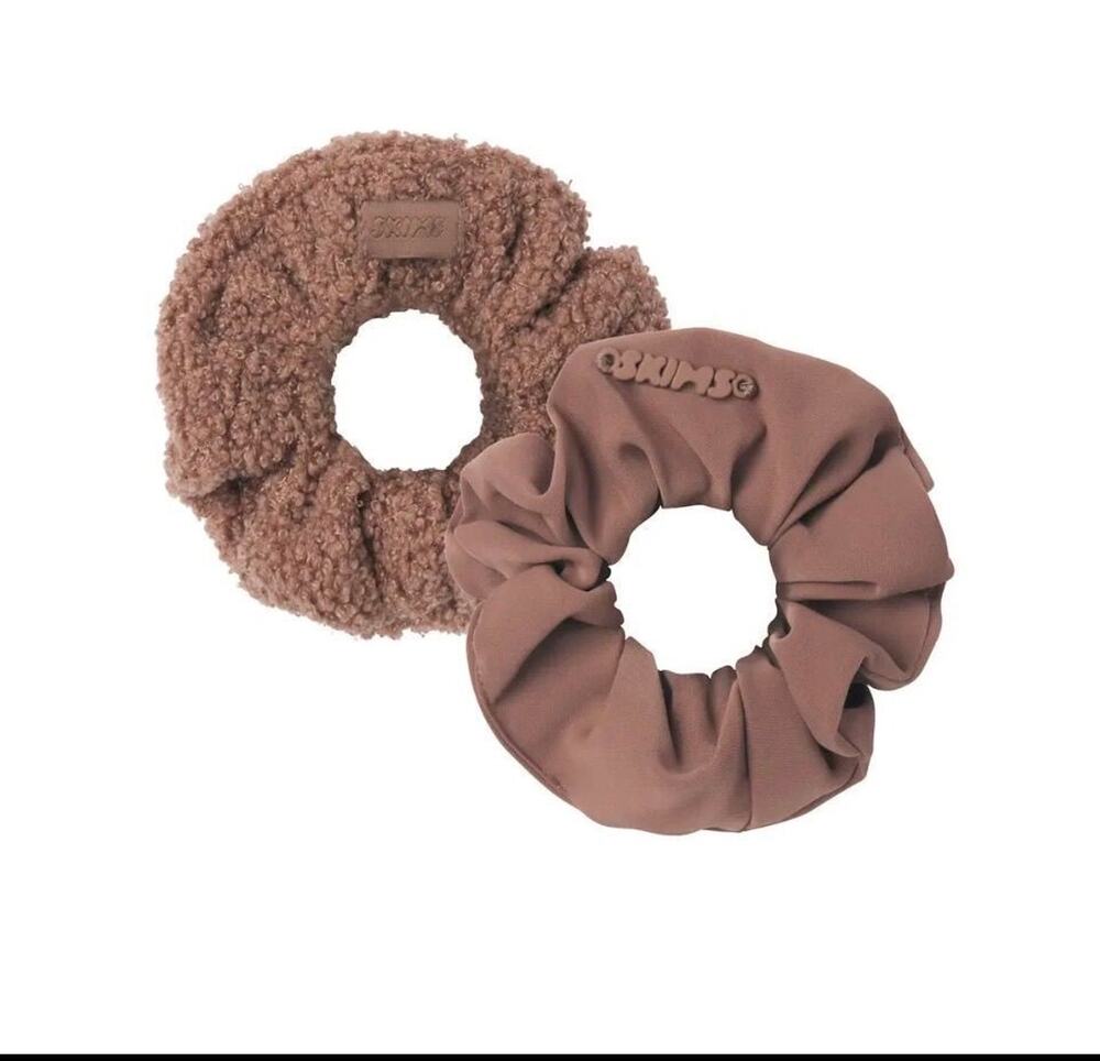 Skims Teddy and Nylon Scrunchie 2 Pack